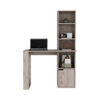Computer Desk With Single Door Cabinet - image 1