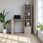 Computer Desk With Single Door Cabinet - image 2