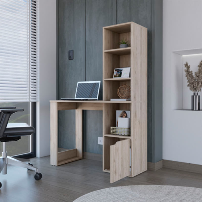 Computer Desk With Single Door Cabinet - image 3