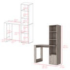 Computer Desk With Single Door Cabinet - image 6