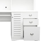Home Office Computer Desk With Hutch - image 6