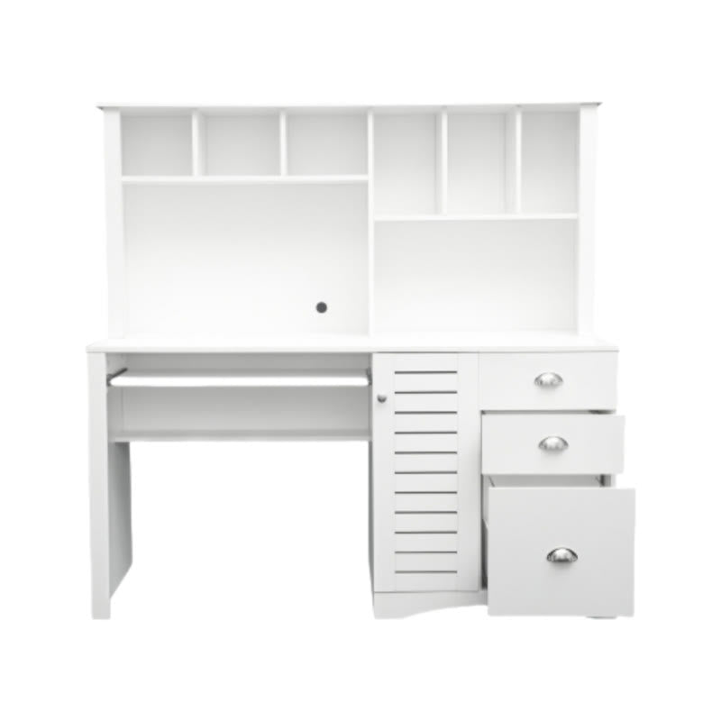 Home Office Computer Desk With Hutch - image 1