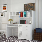 Home Office Computer Desk With Hutch - image 2