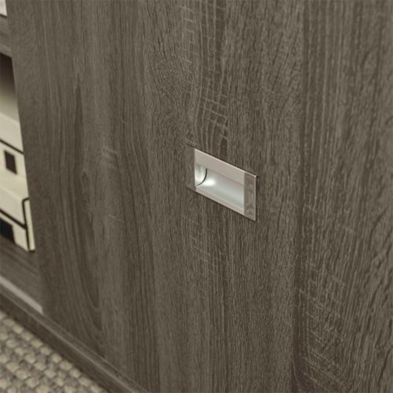 L-shaped Workstation Home Office Desk With Mini Hutch