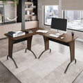 L-shaped Computer Desk With Inline Team Desk Option - 67"L x 57"W x 29.25"H - image 0