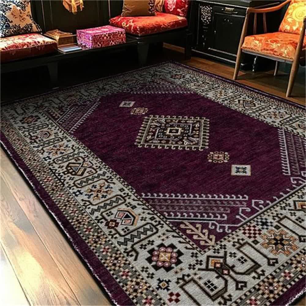 Retro Persian Ethnic Style Soft Area Rug