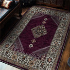 Retro Persian Ethnic Style Soft Area Rug  - Purple - 60" x 96" - image 0