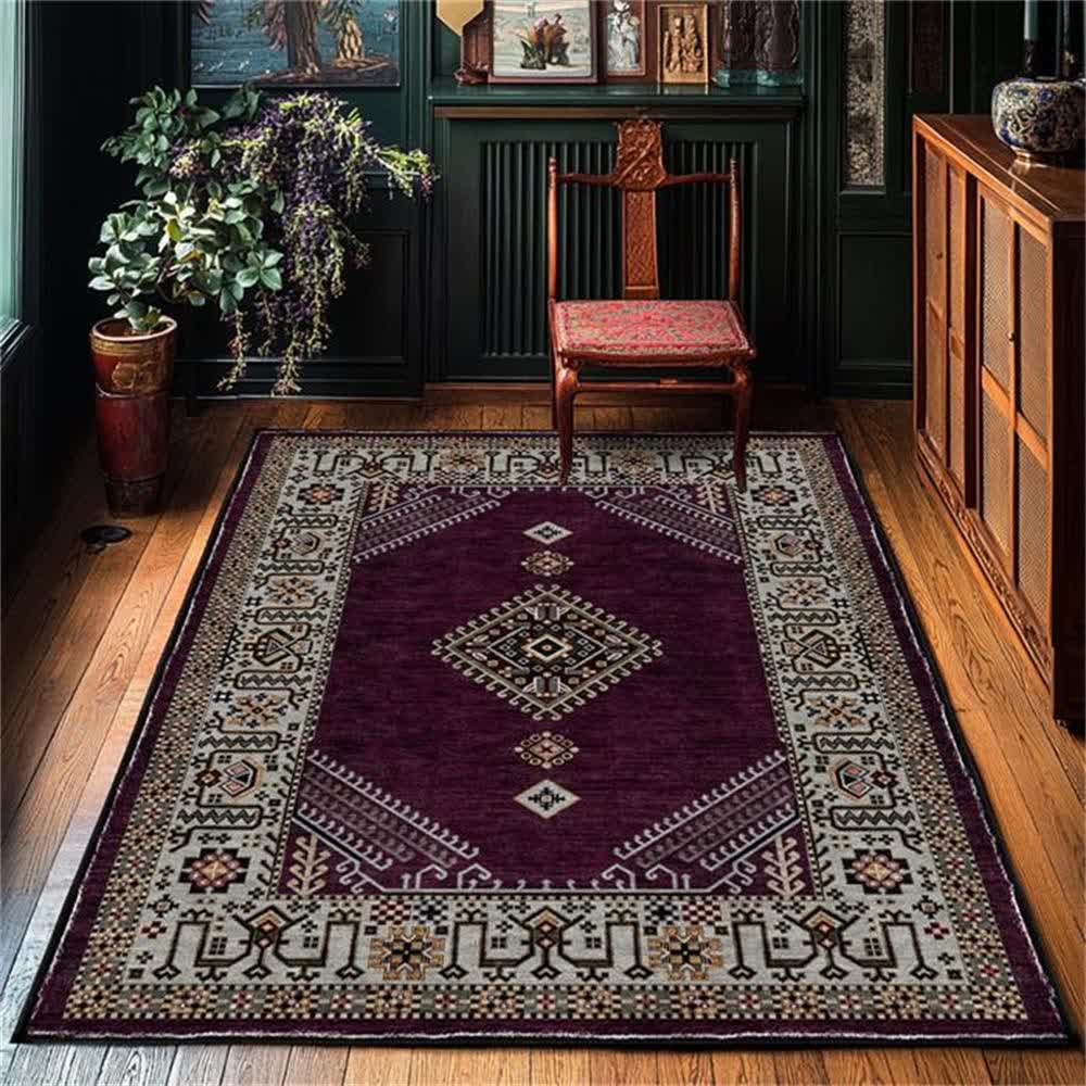Retro Persian Ethnic Style Soft Area Rug  - image 1