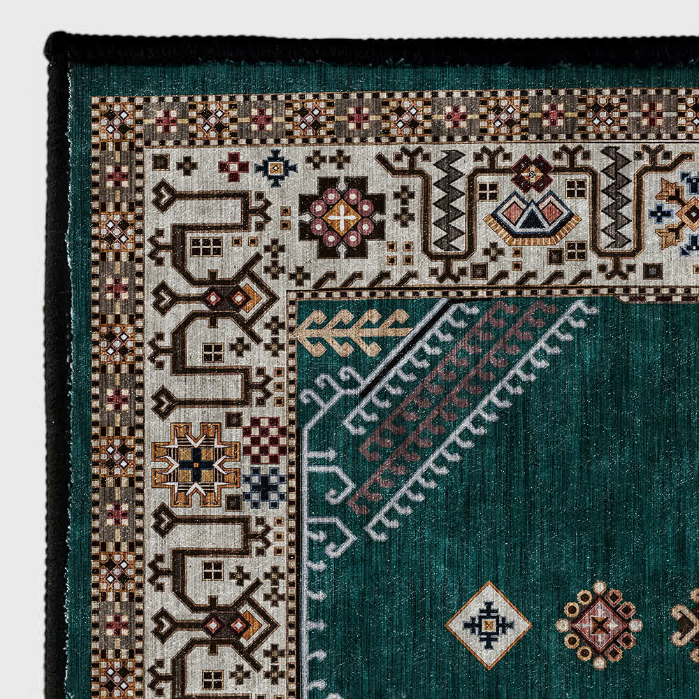 Retro Persian Ethnic Style Soft Area Rug