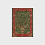 Retro Floral Foldable Anti-slip Area Rug - image 4