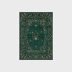 Retro Floral Foldable Indoor Outdoor Rug - image 9