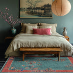 Floral Anti-slip Indoor Outdoor Area Rug - image 3