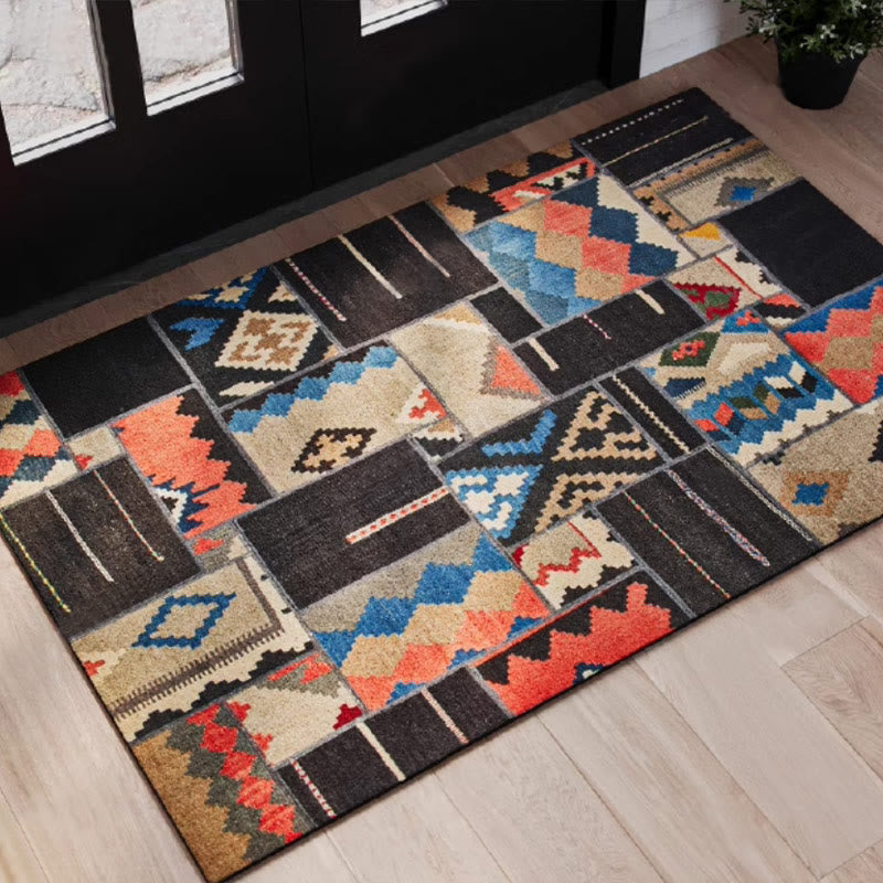 Moroccan Geometric Waterproof Decorative Area Rug - image 1