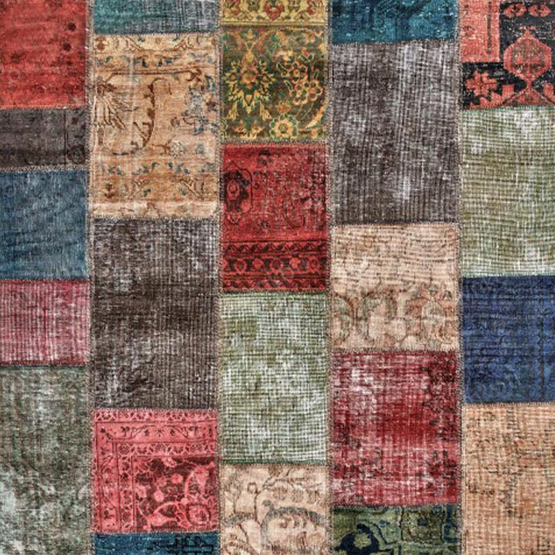 ラグ・カーペット Vintage Dead Stock Fabric Patchwork Rug Vintage
