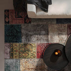 Vintage Patchwork Anti-slip Area Rug - image 1