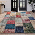 Vintage Patchwork Anti-slip Area Rug - 79" x 118" - image 0