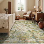 Refresh Floral Bird Anti-slip Area Rug - 60" x 96" - image 0