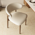 2x/4x/6x Retro Armless Dining Chairs With Curved Backrest - image 4