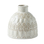 Vintage Embossed Ceramic Vase Home Ornament - image 1