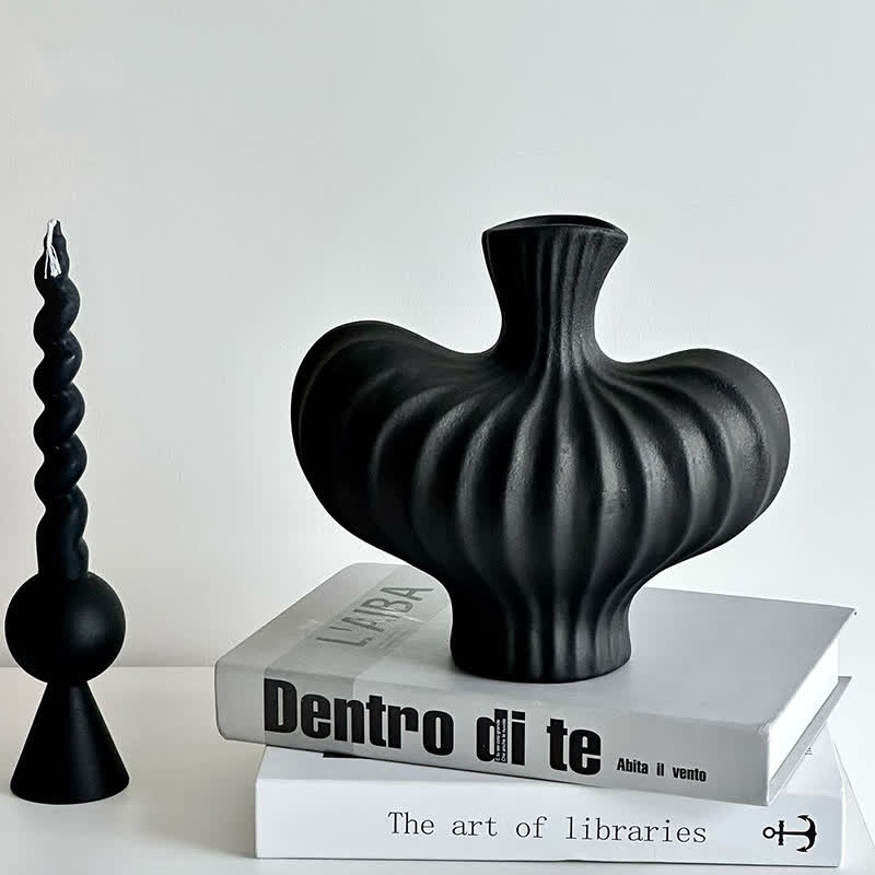 High-end Ceramic Vase Home Ornament - Black - image 12