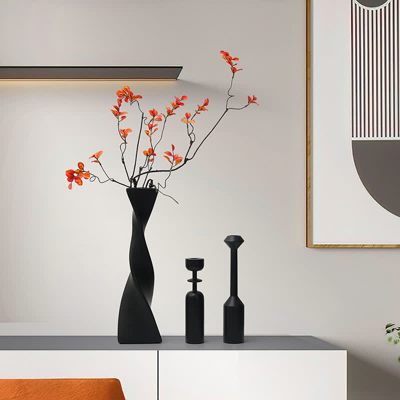 Iffhome Artistic Ceramic Vase Home Ornament