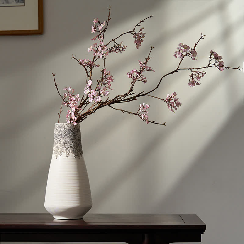 Modern Creative Ceramic Vase Home Ornament - White - image 7