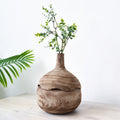 Wooden Vase Home Ornament