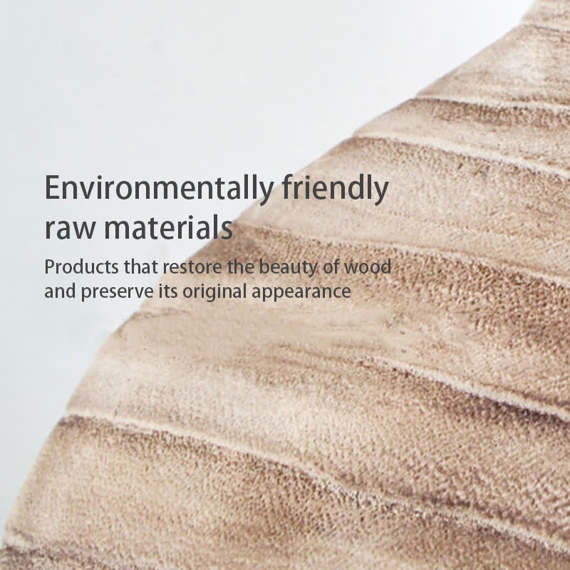 Wooden Vase Home Ornament