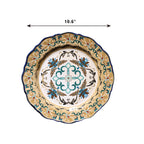 Retro Plant Pattern Porcelain Plate Home Ornament  - image 7