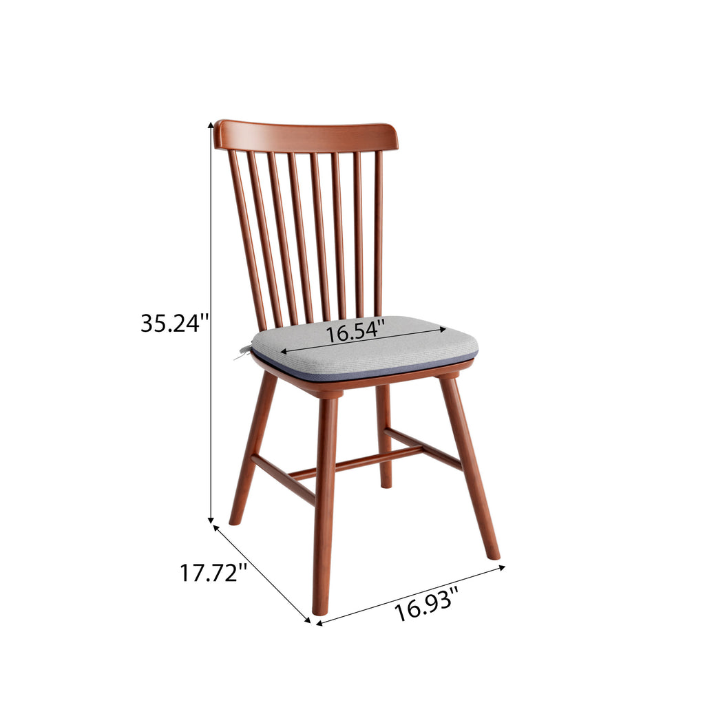 2x/4x/6x Farmhouse Retro Wood Dining Room Chairs
