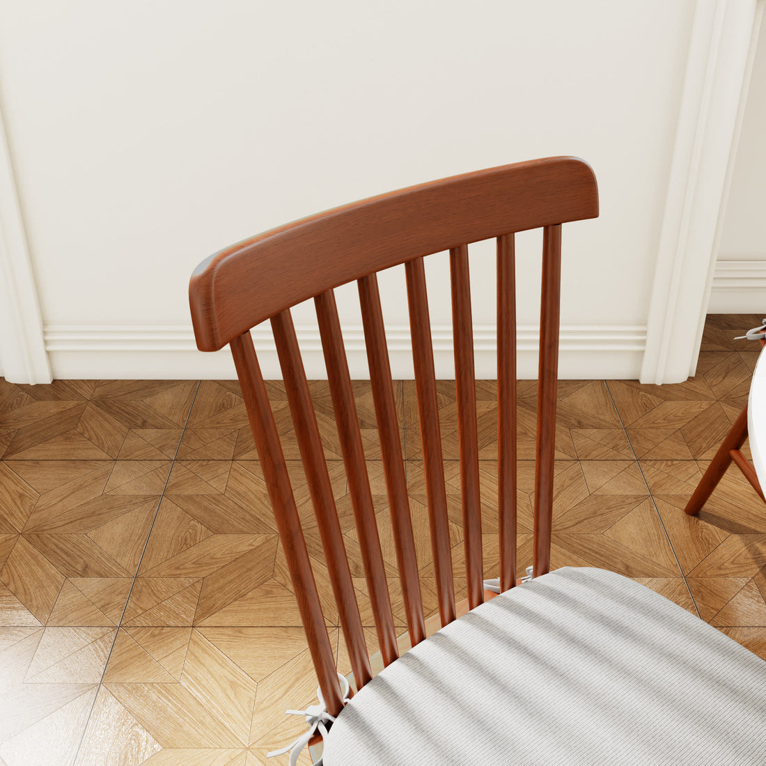 2x/4x/6x Farmhouse Retro Wood Dining Room Chairs