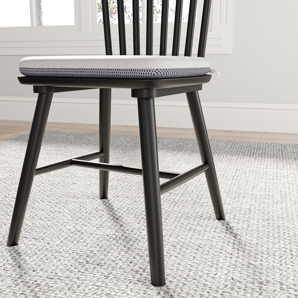 2x/4x/6x Modern Black Wood Dining Room Chairs