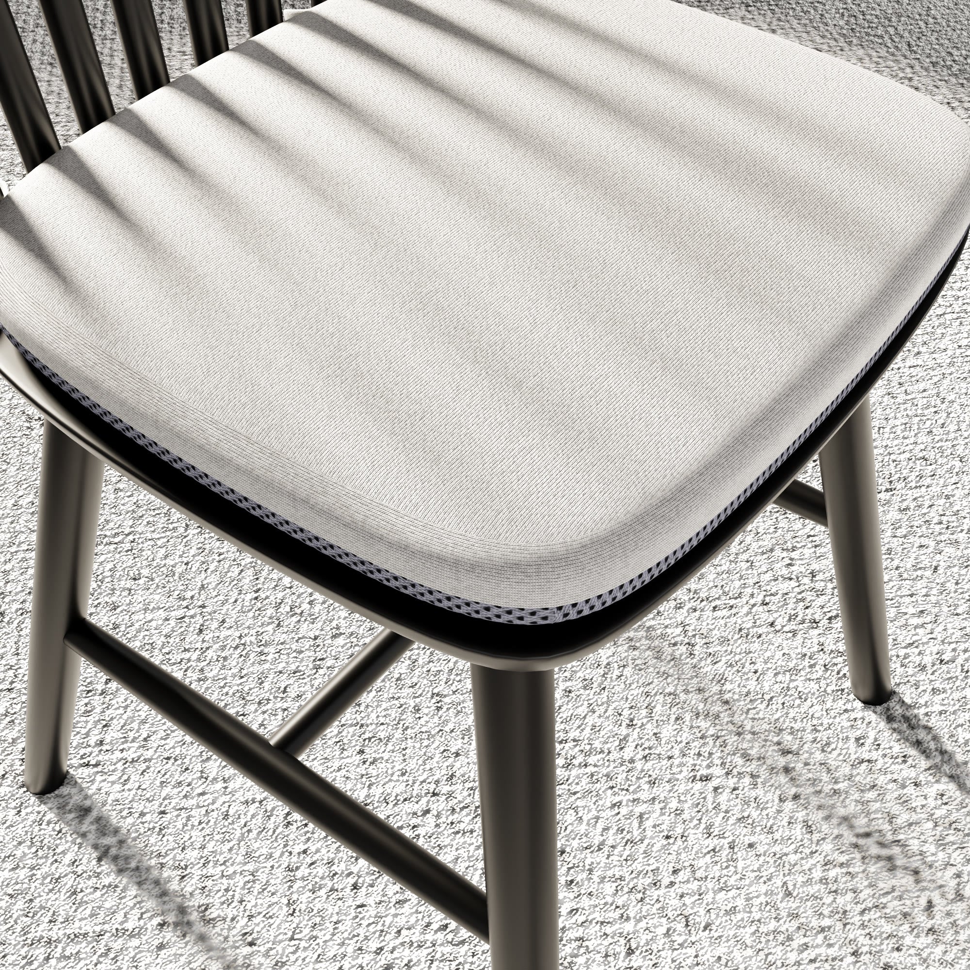 2x/4x/6x Modern Black Wood Dining Room Chairs