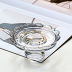 Lace-Edge Glass Pedestal Tray Ornament - image 3