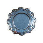 Vintage Embossed Ceramic Plate Home Ornament  - image 1