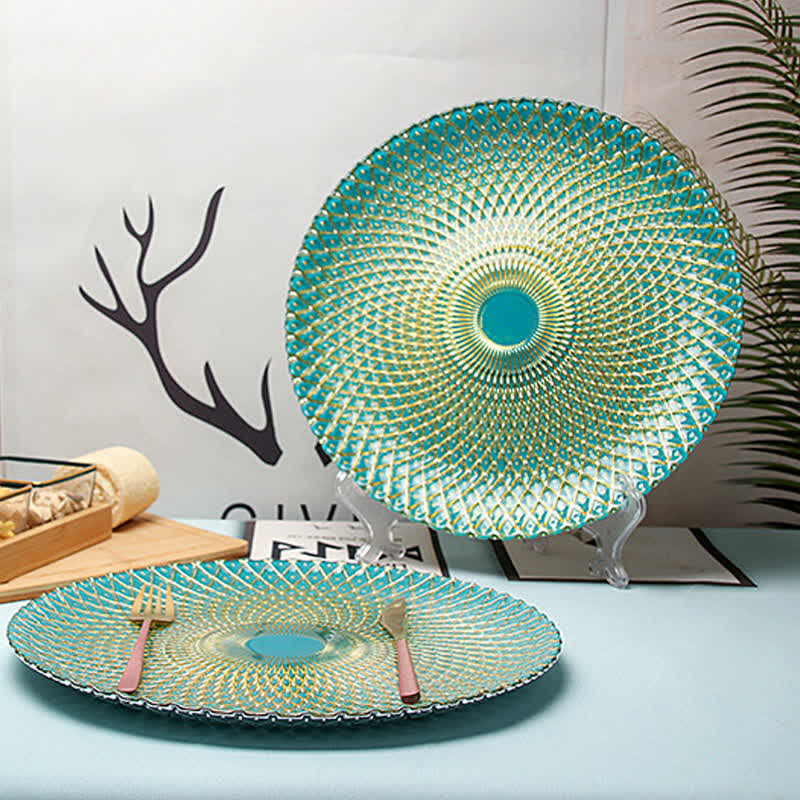 Light Luxury Decorative Glass Plate - image 0