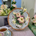 Lily Ceramic Wall Hanging Plate Home Ornament - image 3