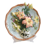 Lily Ceramic Wall Hanging Plate Home Ornament - image 1