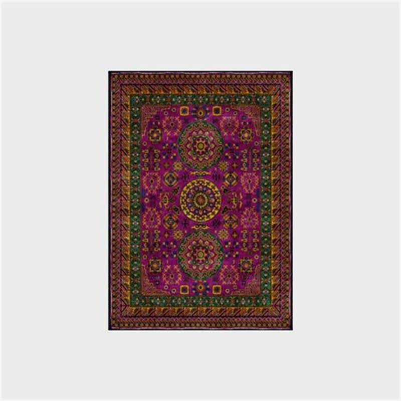 Retro Geometric Anti-slip Area Rug - image 3