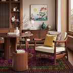 Retro Geometric Anti-slip Area Rug - image 2