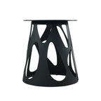 Round Dining Table With Black Hollow Metal Base  - image 8