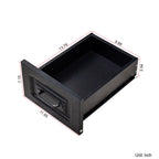 L-shaped Corner Computer Desk With Glass-door Storage Cabinet - image 13