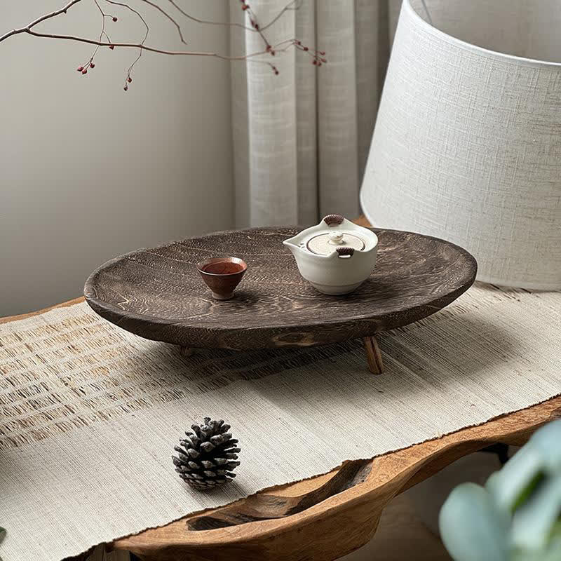 Vintage Wooden Tray Decorative Ornament