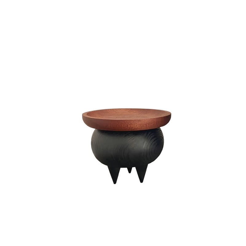 Wooden Retro Round Tray Decorative Ornament - image 12