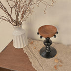 Vintage Wooden Pedestal Tray Home Ornament - image 5
