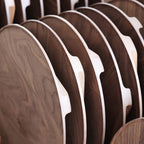 Round Wooden Pedestal Tray - image 7