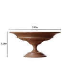 Vintage Handmade Wooden Pedestal Storage Tray - image 11