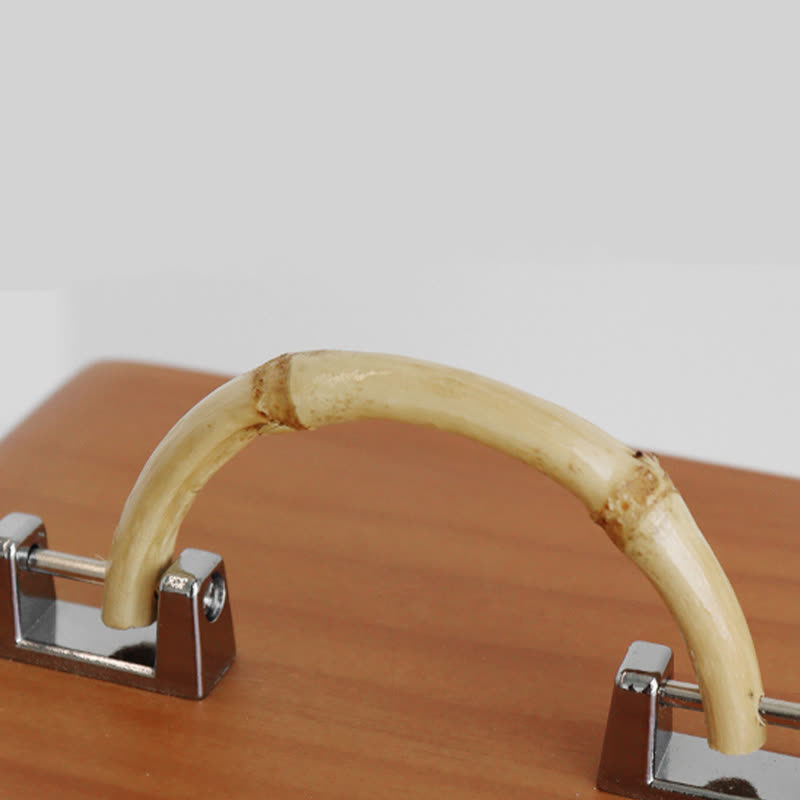 Bamboo Wooden Jewelry Box Ornament - image 15
