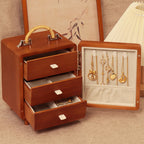 Bamboo Wooden Jewelry Box Ornament - image 3