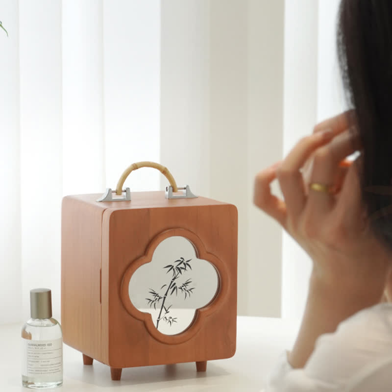 Bamboo Wooden Jewelry Box Ornament